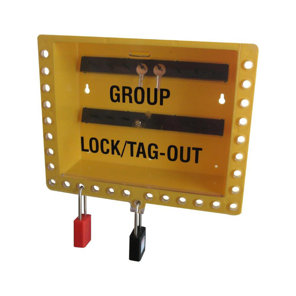 GLB-8 - 29 Padlock Group Lock Box - Heavy Duty Plastic